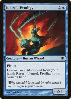 (2x) NEUROK PRODIGY - Darksteel – MTG Magic the Gathering Card - Common - Image 1