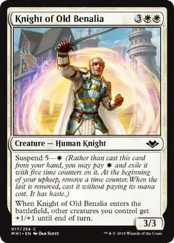 Knight of Old Benalia - Foil x1 - Modern Horizons - NM-Mint, English - Modern Ho - Image 1