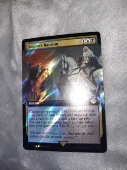 Mtg. Sauron's Ransom. Surge Foil Extended Art. The Lord of the Rings. - Image 3