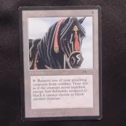Magic: The Gathering Ebony Horse Artifact Arabian Nights - Image 1