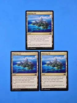 3x Thriving Isle Jumpstart 2022 J22 Mtg Magic Island Colorless Land Mana 825 - Image 1
