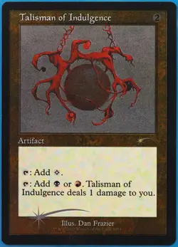 Talisman of Indulgence (Secret Lair ETCHED Promo) FOIL PLD (509074) ABUGames - Image 1