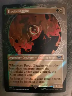 MTG Frodo Baggins Showcase Surge FOIL Lord of the Rings (LTR) Uncommon #0812 - Image 1