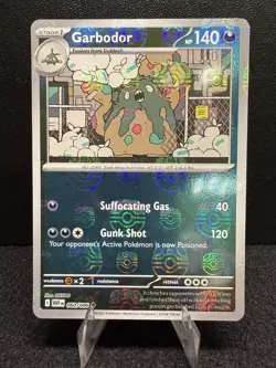 Pokemon Garbodor 060/086 Sv: White Flare Holo Master Ball Pattern Stage 1 140 HP - Image 1