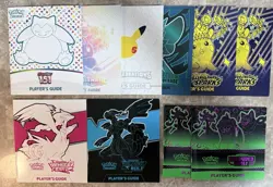 Pokemon Tcg - ETB Player’s Guide Lot (10) - 151/ Prismatic/ Celebrations/ - Image 1