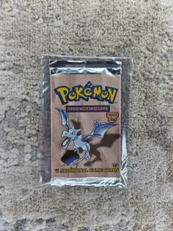 Pokemon 1st Edition Fossil Booster Pack - Aerodactyl - Image 3