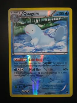 QUAGSIRE REVERSE HOLO POKEMON CARD 22/116 PLASMA FREEZE NEVER PLAYED NM- - Image 1