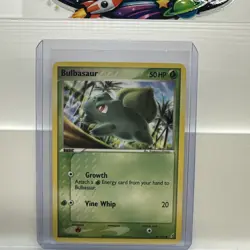 Bulbasaur 46/100 Crystal Gaurdians Pokemon TCG Regular Common 2006 MP - Image 2