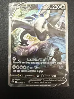 Pokemon Lugia v Alt Art TCG Silver Tempest Card 186/195 Mint Condition - Image 1