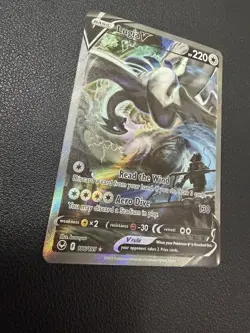 Pokemon Lugia v Alt Art TCG Silver Tempest Card 186/195 Mint Condition - Image 3