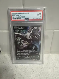 Pokemon 2022 Lugia V 186/195 Alt Art Silver Tempest PSA 9 - Image 1