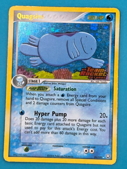 Pokemon Quagsire 26/109 EX Team Rocket Returns Stamped Reverse Holofoil Rare - Image 1