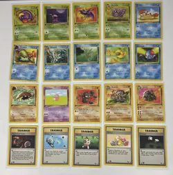 Pokemon 1st Edition Fossil 20 Card Lot Mainly LP - Image 1