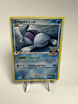 CCG Pokemon Quagsire GL 76/111 Rising Rivals RegularHP 90 2009 - Image 1