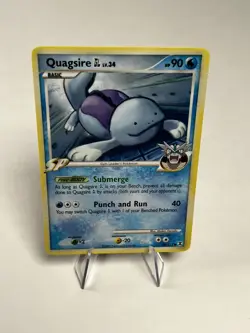 CCG Pokemon Quagsire GL 76/111 Rising Rivals RegularHP 90 2009 - Image 2