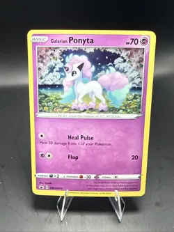 Pokemon SWSH Promo Galarian Ponyta SWSH013 Basic Holo - Image 1