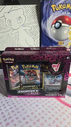 Pokemon TCG Spikemuth Gym Champion’s Path Pin Collection - New, Sealed - Image 1