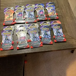 Pokemon Temporal Forces Sleeved Hanger Pack lot of 20. brand new sealed - Image 1
