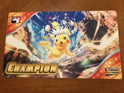 Pokemon Pikachu Tera League Cup Champion Playmat (EXCLUSIVE WINNERS ONLY) - Image 1