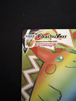 Pokemon Pikachu VMAX Rainbow Secret Rare 188/185 – SWSH Vivid Voltage – NM - Image 3