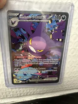 Pokemon Team Rocket's Crobat EX 234/182 Destined Rivals Illustration Rare Holo … - Image 1