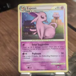 Pokemon Undaunted Espeon Holo Rare 2/90 Stage 1 Psychic HP90 2010 English - Image 1