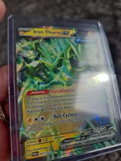 Pokemon TCG Iron Thorns ex 032/131 Prismatic Evolutions Double Rare - Image 3