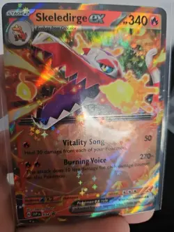 Pokemon Skeledirge ex SVP 034 Black Star Promo Ultra Rare Holo - Image 3