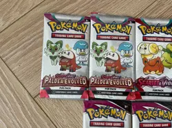 Pokemon TCG Scarlet & Violet Paldea Evolved & Fusion Strike Fun Pack Sealed - Image 2