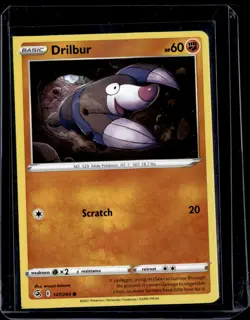 Drilbur 147/264 / ** EROR Miss Cut Fusion Strike 2021 (NM) / Pokemon TCG - Image 1