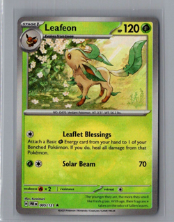 Leafeon 005/131 Poke Ball Pattern - Pokemon TCG Prismatic Evolutions Holo NM - Image 1