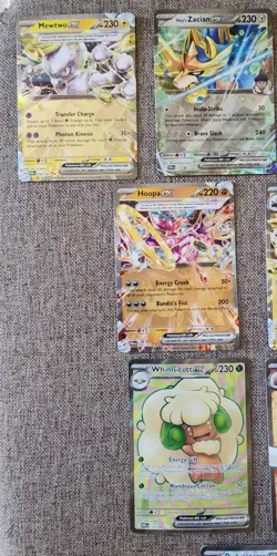 Pokemon ex Lot x13 ULTRA RARE Full Art Mewtwo Zacian Zekrom Hoopa NM 2025 BUNDLE - Image 5