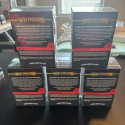 Lot of 5 Pokemon TCG Mega Evolution Booster Bundle Boxes RESEALED Read Des - Image 2