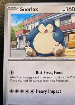 Snorlax 136/167 Uncommon Scarlet & Violet: Twilight Masquerade Pokemon TCG - Image 2