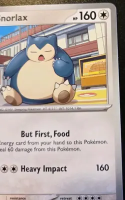 Snorlax 136/167 Uncommon Scarlet & Violet: Twilight Masquerade Pokemon TCG - Image 3