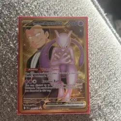 Pokemon Mewtwo EX Team Rockets 240/182 Gold Rare 2025 TCG Destined Rivals - Image 3