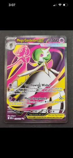 Mega Gardevoir EX 159/132 Full Art Secret Rare Pokemon Mega Evolutions - Image 1