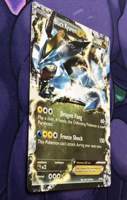 Black Kyurem EX BW62 - Black Star Promo - White Ultra Rare Pokemon — NM LP - Image 4