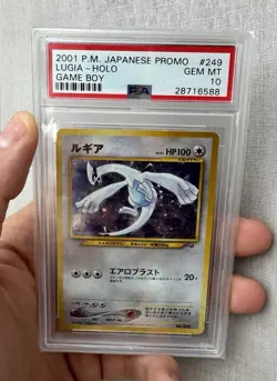 PSA 10 Lugia 2001 Promo ~ Pocket Monsters Japanese Game Boy ~ Gem Mint #249 Holo - Image 1