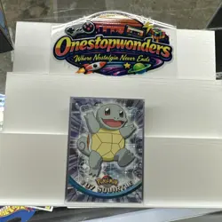 Pokemon Topps NM #07 Squirtle - Image 1