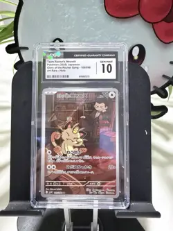 Pokemon Team Rocket's Meowth Glory of the Rocket Gang Art Rare Holo CGC 10 Japa… - Image 1