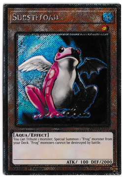 Substitoad : 1st Edition Platinum Secret Rare RA03-EN197 YuGiOh Near Mint - Image 1