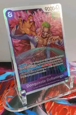 Donquixote Doflamingo OP10-071 Royal Blood Foil One Piece NEAR MINT English - Image 2