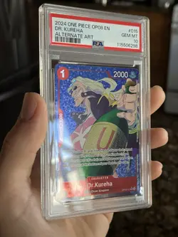 Dr.Kureha Parallel OP08-015 PSA 10 GEM MT One Piece TCG English - Image 2