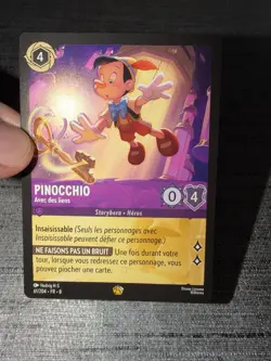 Carte Lorcana Disney TCG Pinocchio 61/204 Legendaire Chapitre 8 Francais Exc - Image 3
