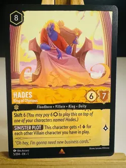 Hades - King of Olympus 5/204 [Rare] [The First Chapter] Lorcana - Image 1
