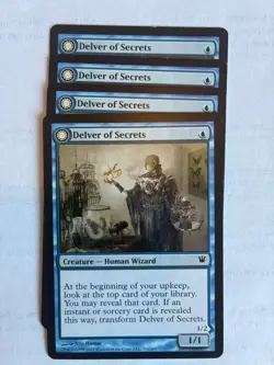 Delver of Secrets X4 NM Innistrad Original Printing Magic MTG - Image 1