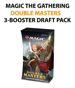 Magic The Gathering Double Masters 3-Booster Draft Pack Sealed - - Image 1
