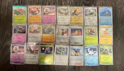 Pokemon Mixed Bulk Lot of 42 Scarlet and Violet Era English Holos! (Near Mint!) - Image 3