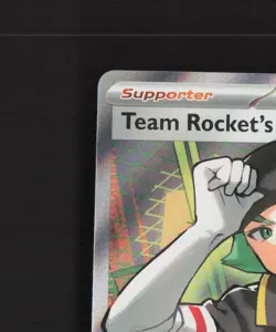 Team Rocket's Proton 227/182 Destined Rivals Full Art Ultra Rare Pokemon Card NM - Image 3